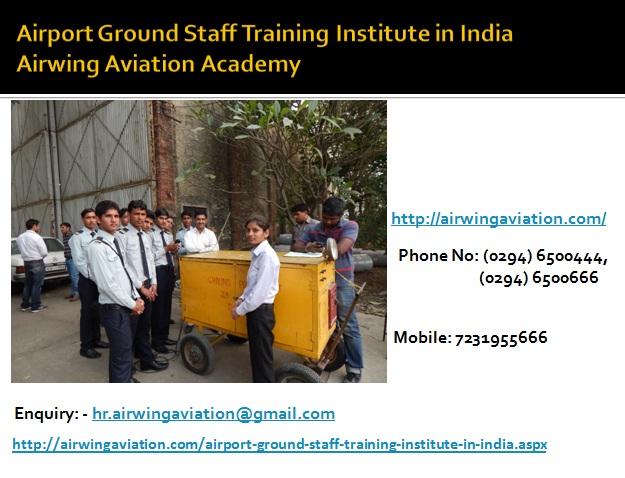Airport Ground Staff Training Institute in India AAA