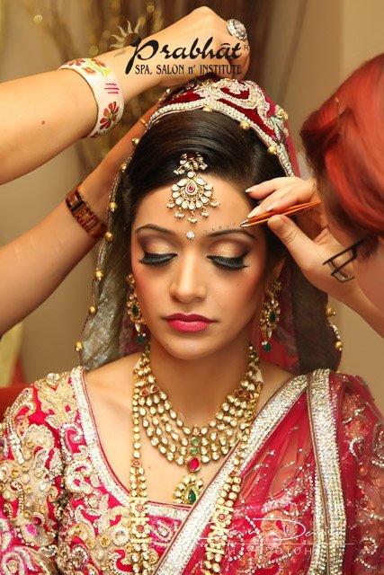 Stunning Bridal Makeup in Udaipur by Prabhat Spa Salon
