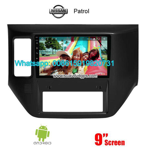 Nissan Patrol Car stereo audio radio android GPS navigation camera