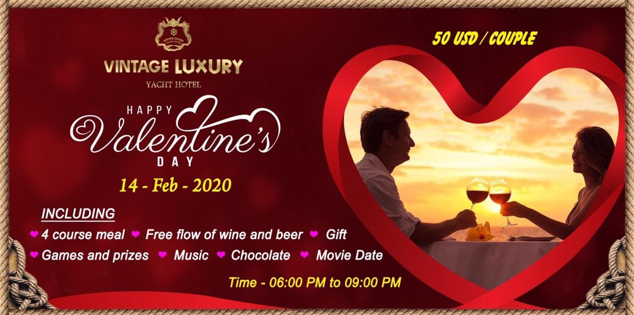 Plan Your Valentine's day at Vintage Luxury Yacht Hotel