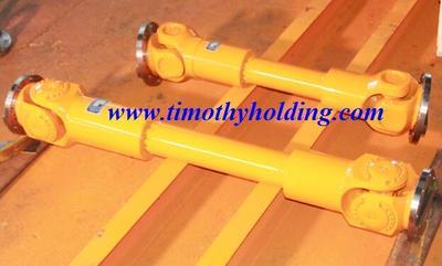 Universal joint shaft for paper mills