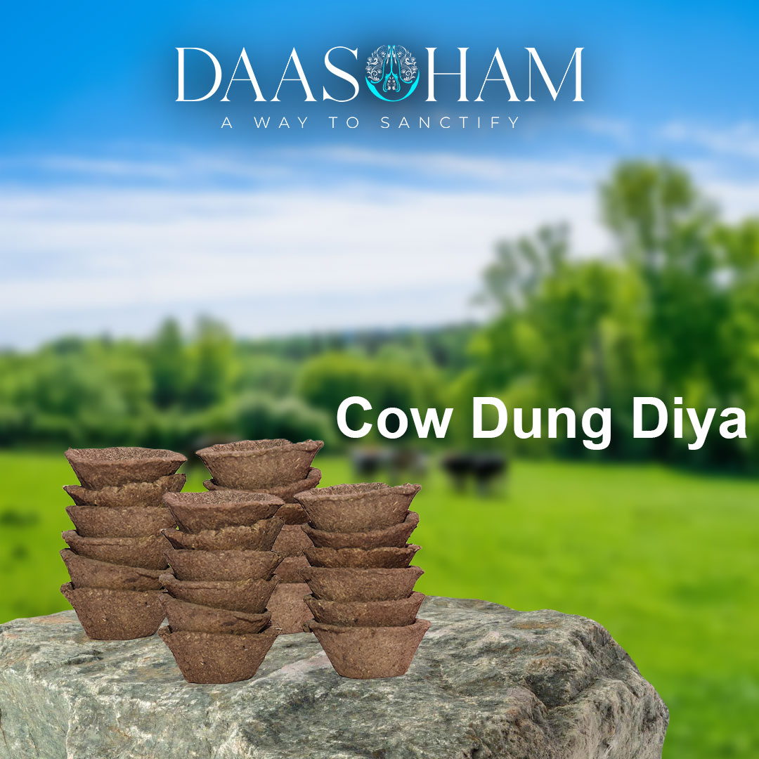 Diyas Made Of Cow Dung  In Uttar Pradesh