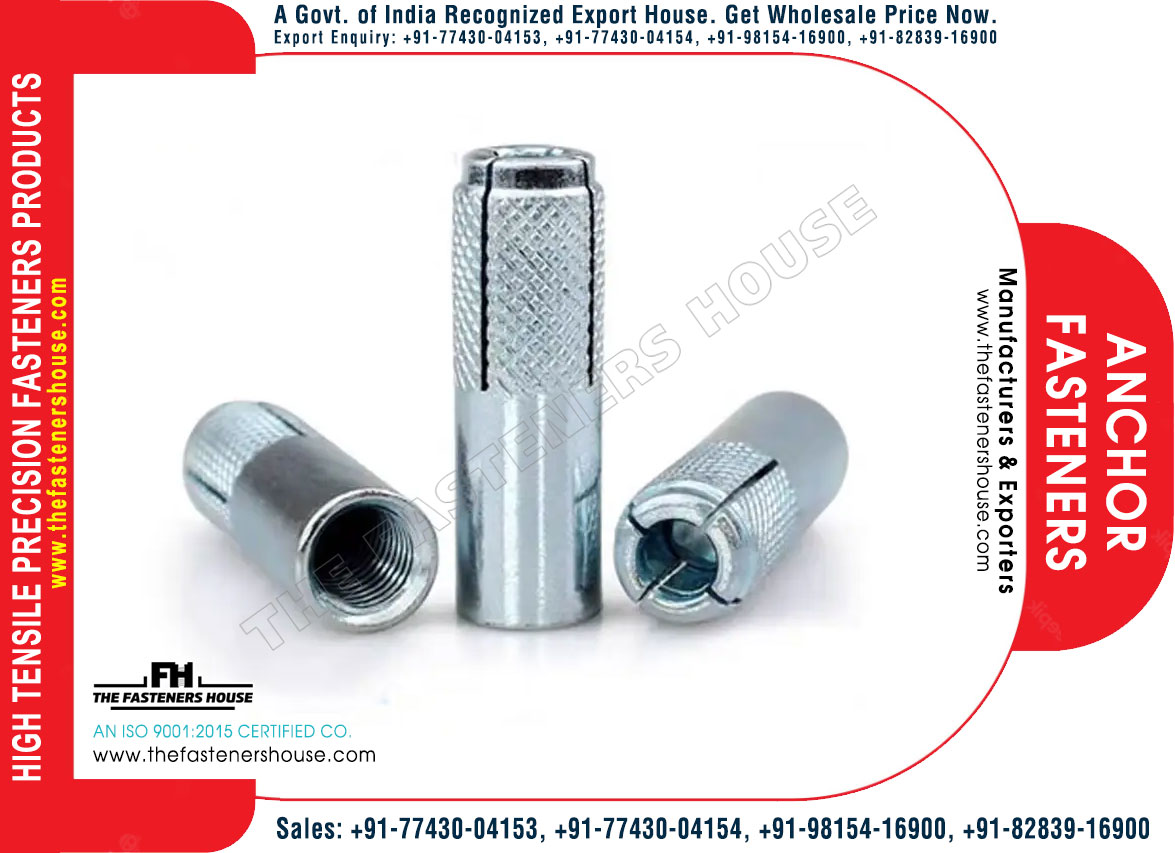 Fasteners Bolts Nuts Threaded Rods manufacturer exporter in India http